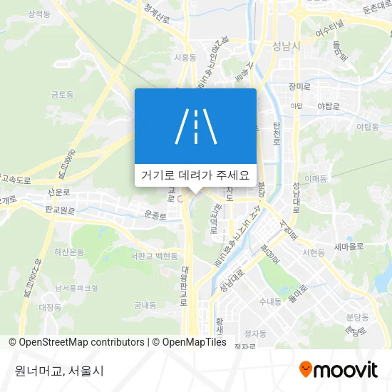 원너머교 지도