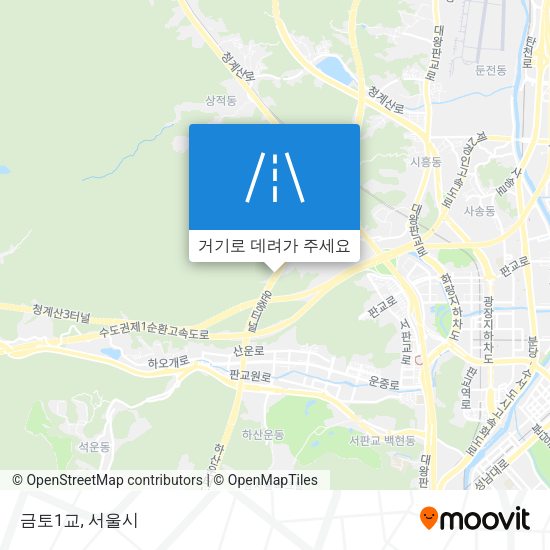 금토1교 지도