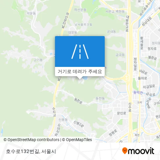 호수로132번길 지도
