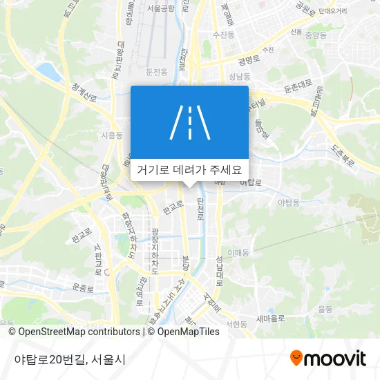 야탑로20번길 지도