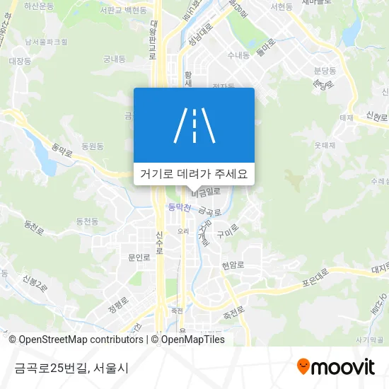 금곡로25번길 지도