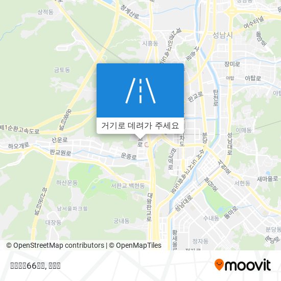 서판교로66번길 지도