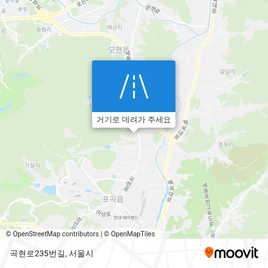 곡현로235번길 지도