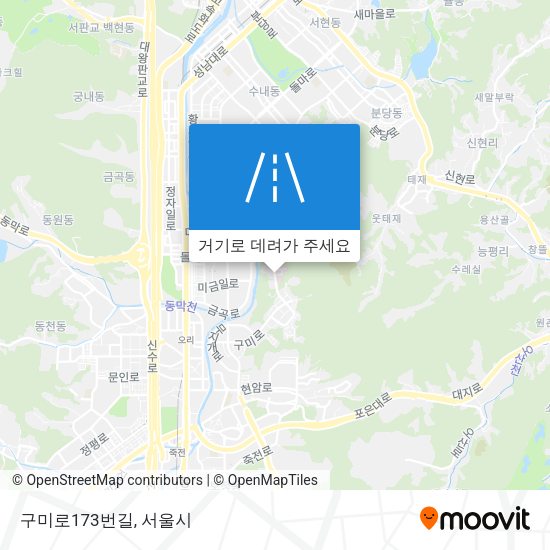 구미로173번길 지도