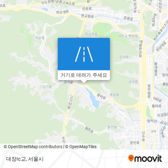 대장Ic교 지도