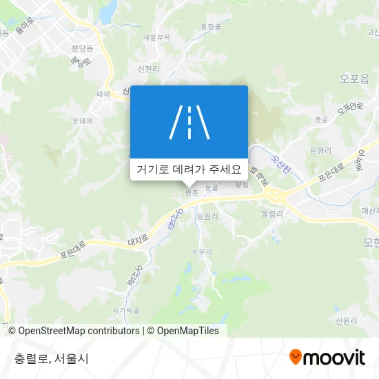 충렬로 지도