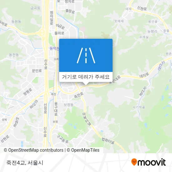 죽전4교 지도