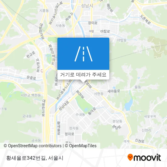 황새울로342번길 지도