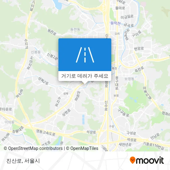 진산로 지도