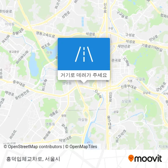 흥덕입체교차로 지도