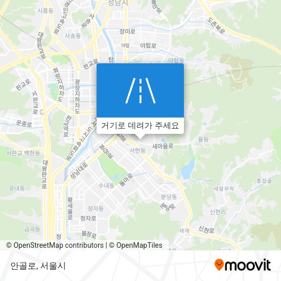 안골로 지도