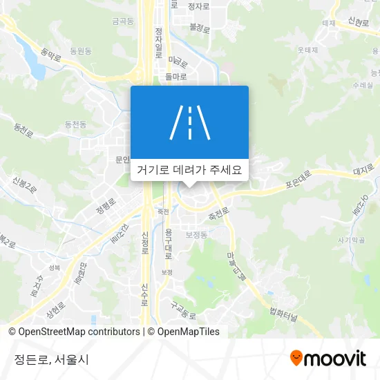 정든로 지도