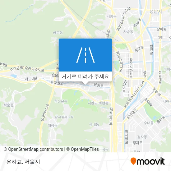 은하교 지도