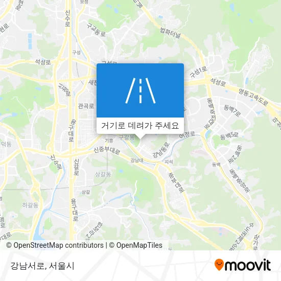 강남서로 지도