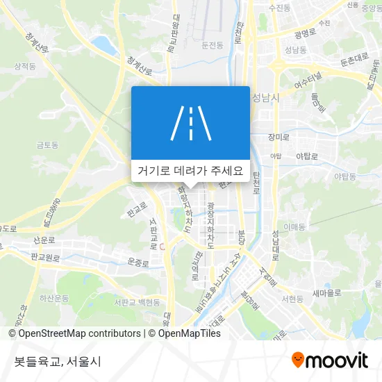 봇들육교 지도