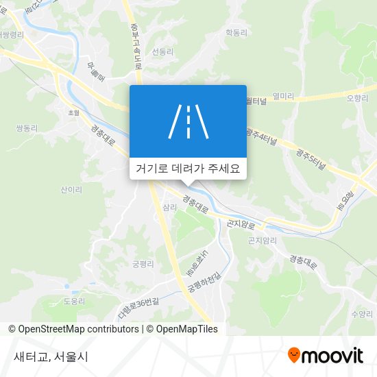 새터교 지도