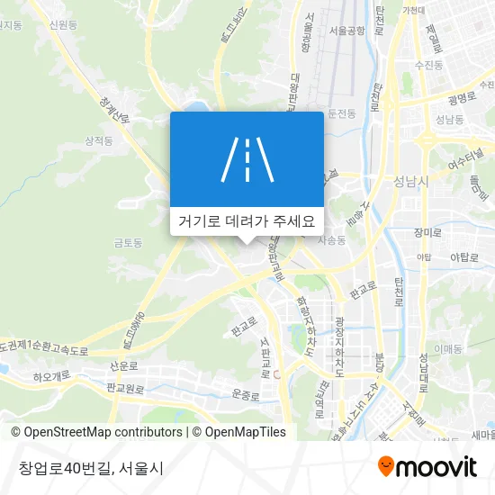 창업로40번길 지도