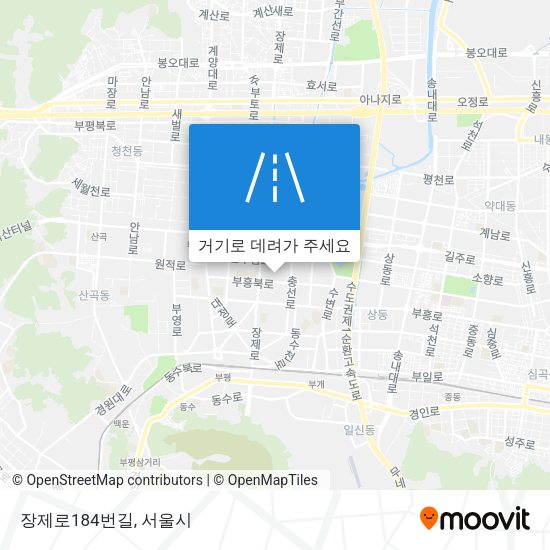 장제로184번길 지도