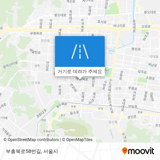 부흥북로58번길 지도