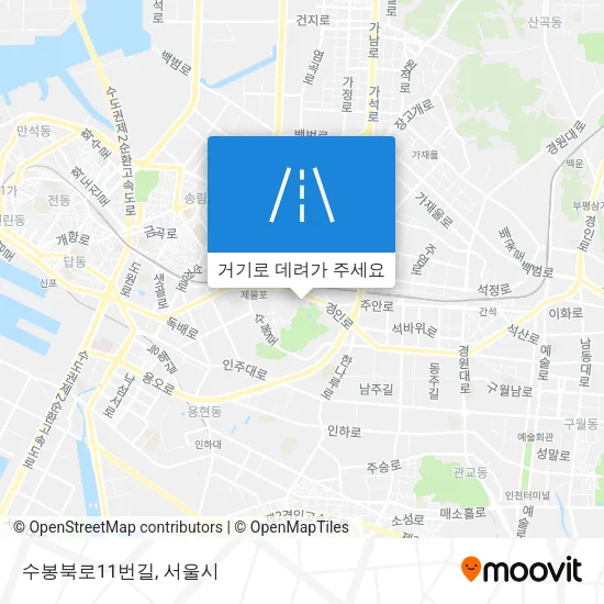 수봉북로11번길 지도