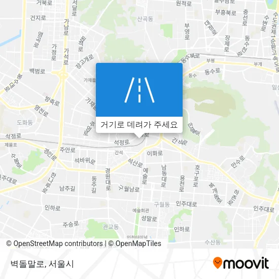 벽돌말로 지도