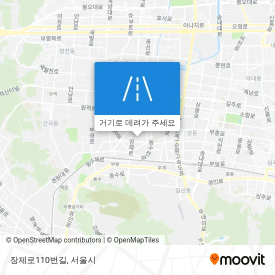 장제로110번길 지도