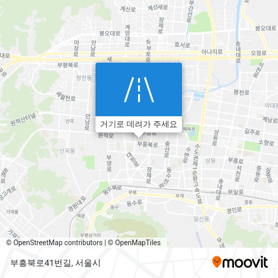 부흥북로41번길 지도