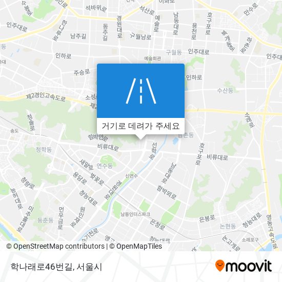 학나래로46번길 지도