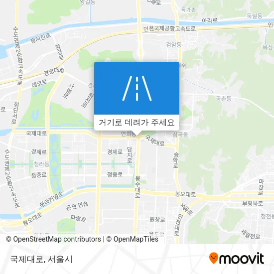 국제대로 지도