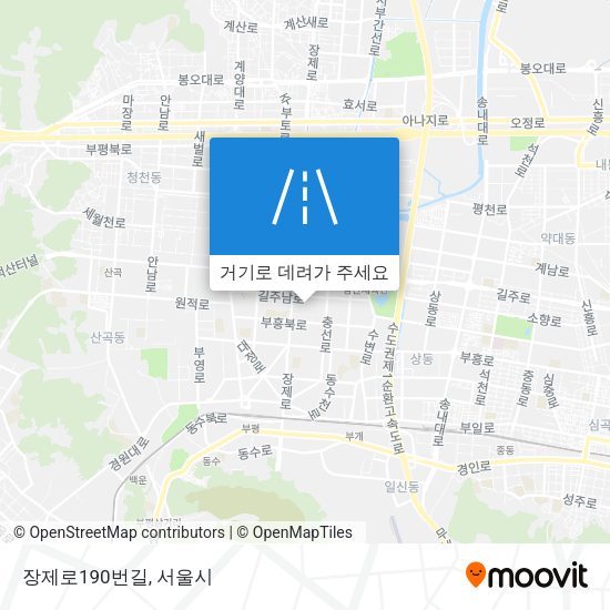 장제로190번길 지도