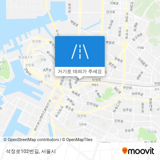 석정로102번길 지도