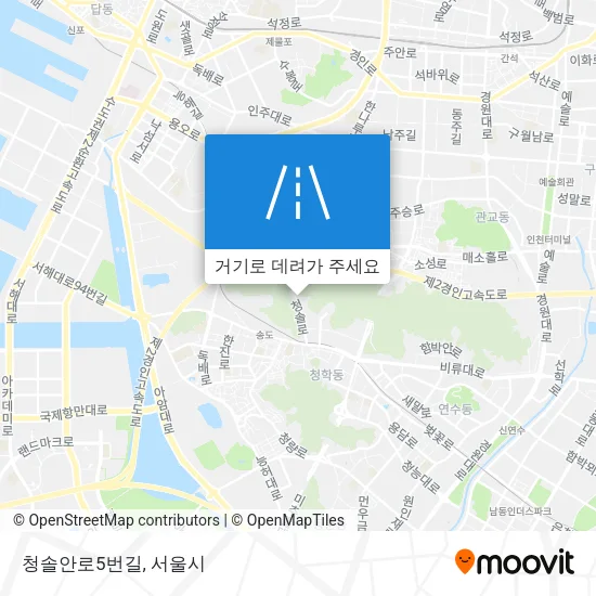 청솔안로5번길 지도