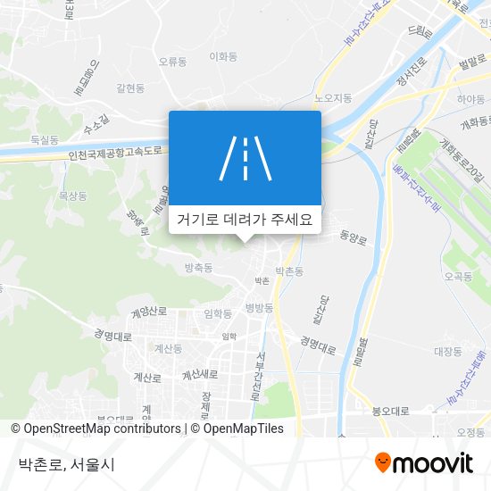 박촌로 지도
