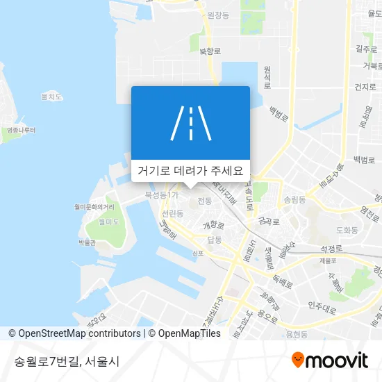 송월로7번길 지도