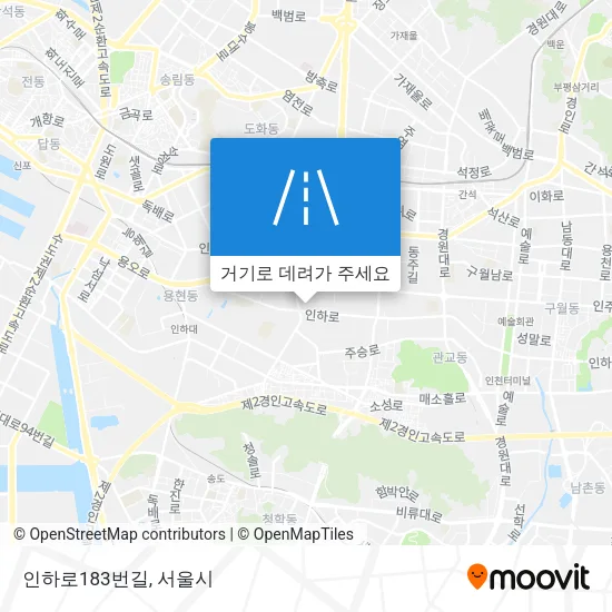 인하로183번길 지도