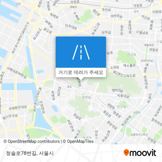 청솔로78번길 지도
