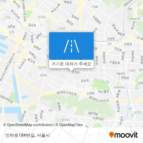 인하로184번길 지도