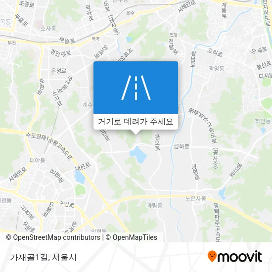가재골1길 지도