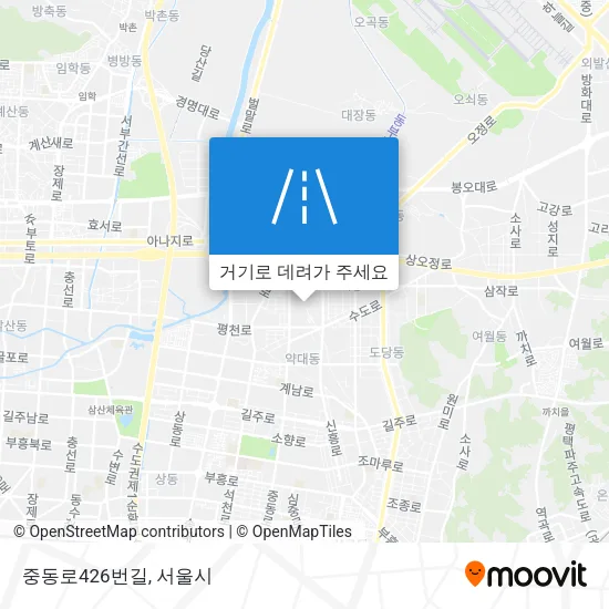 중동로426번길 지도