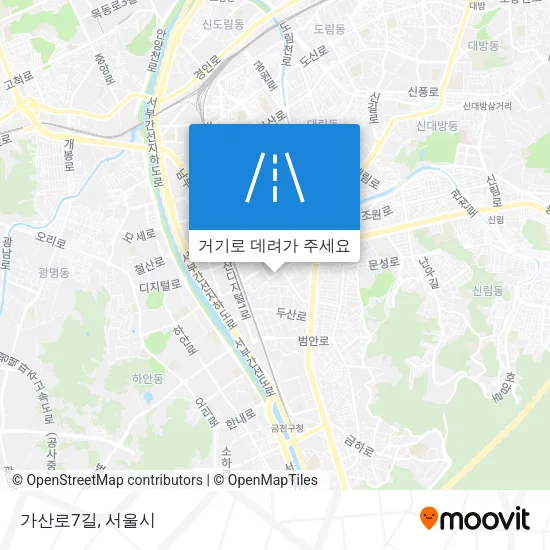 가산로7길 지도