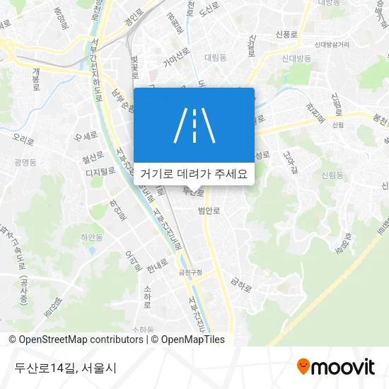 두산로14길 지도