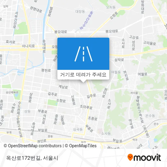 옥산로172번길 지도