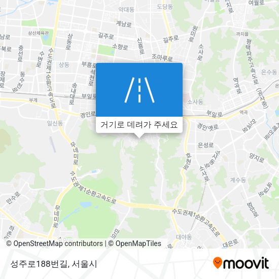 성주로188번길 지도