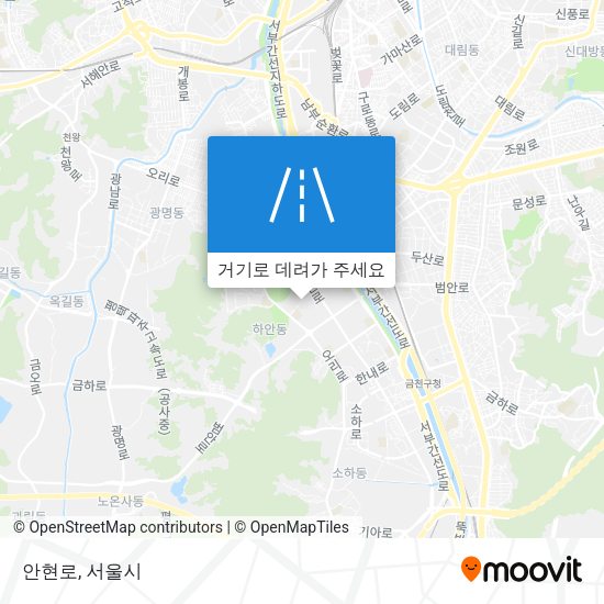 안현로 지도
