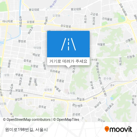 원미로198번길 지도