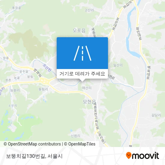 보뚱치길130번길 지도
