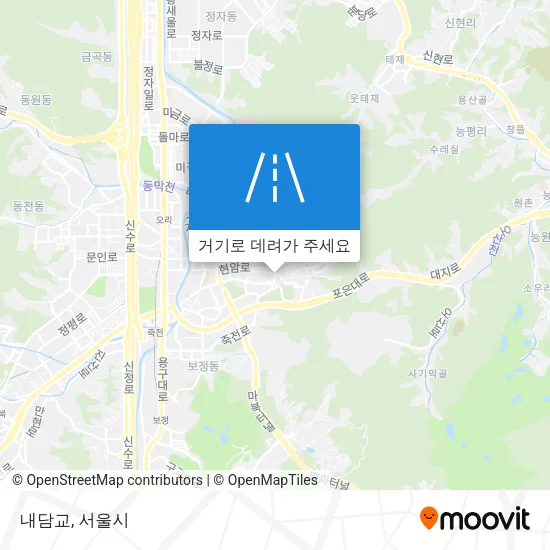 내담교 지도