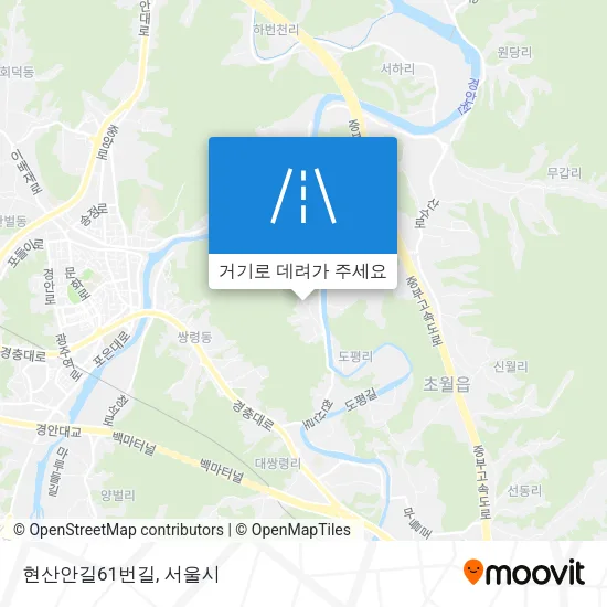 현산안길61번길 지도