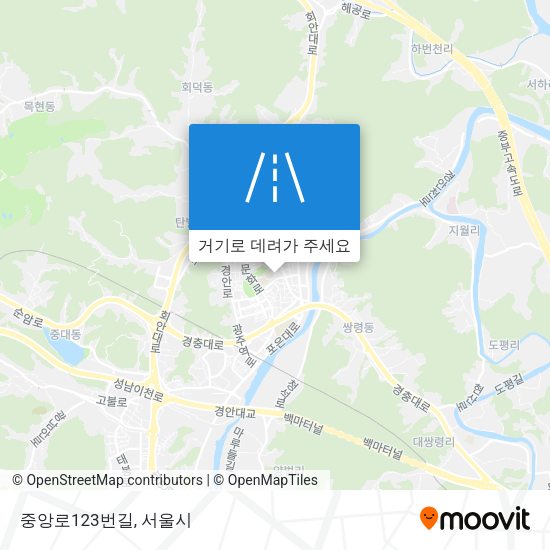 중앙로123번길 지도