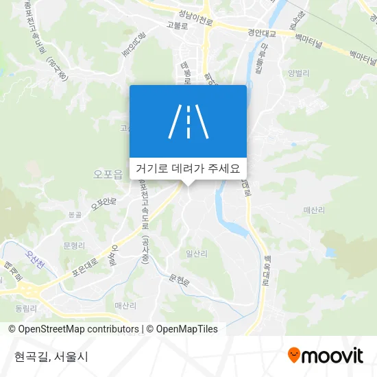 현곡길 지도